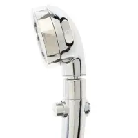 Лейка для душа ZEIN Z0014, пластик/нержавейка, 3 режима, микроскопические точки, цвет хром