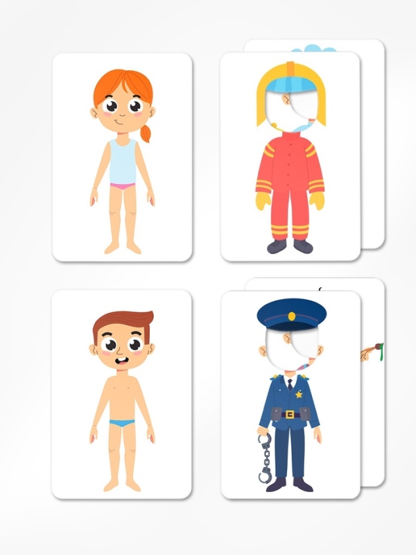 Настольная игра с липучками «Все профессии важны», сюжетно-ролевая, 31 карта, 3+