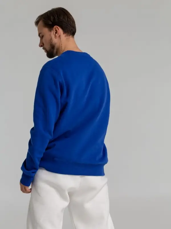 Свитшот унисекс King, ярко-синий, размер XS