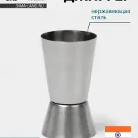 Джиггер Hanna Kn&ouml;vell, 20/40 мл, нержавеющая сталь