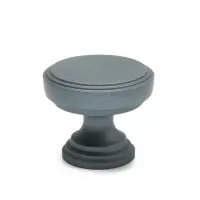 Ручка-кнопка мебельная CAPPIO PK322, d=30 мм, графит, 8 шт. TMP .