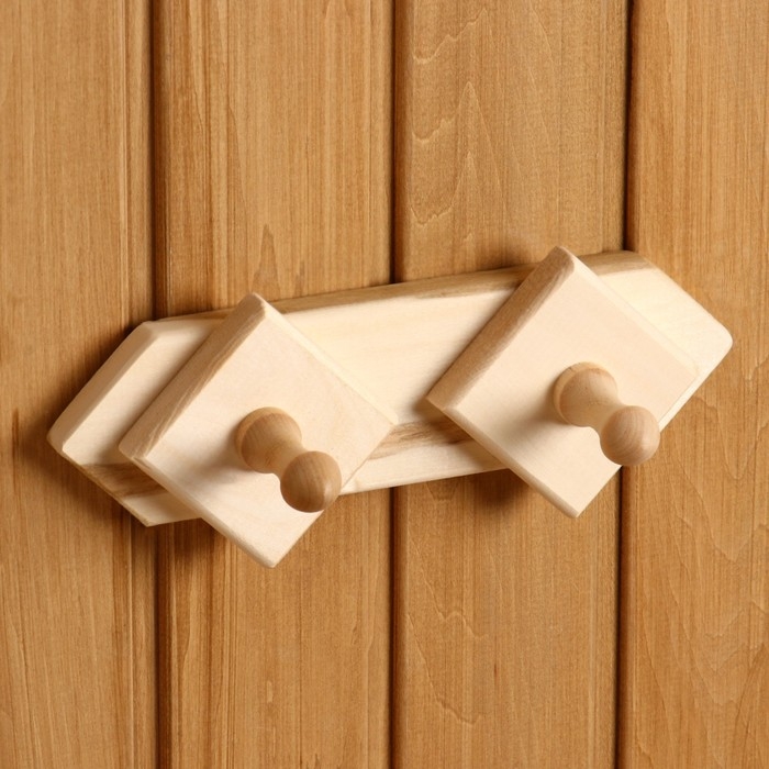 Вешалка 2 крючка, липа Вешалка 2 крючка, липа "Добропаровъ"