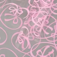 Пленка для цветов "Бантики", розовая, 0,6 х 9.3&plusmn;5% м, 40 мкм, 200 гр