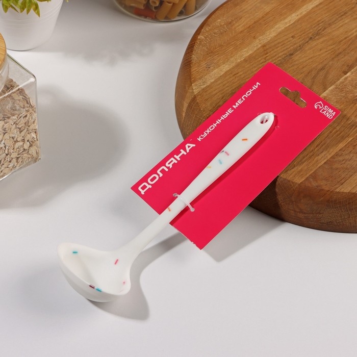 Половник Доляна «Конфетти», 22×6,5×4 см Половник Доляна «Конфетти», 22×6,5×4 см