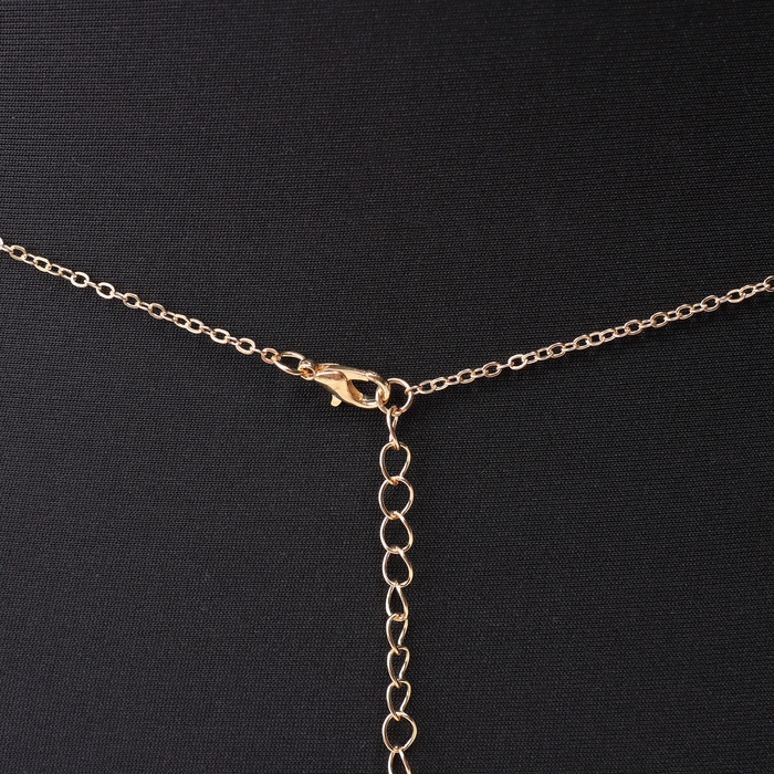 Портупея «Талия» цветы, цветная в золоте, 68 см + 25 см удлинитель