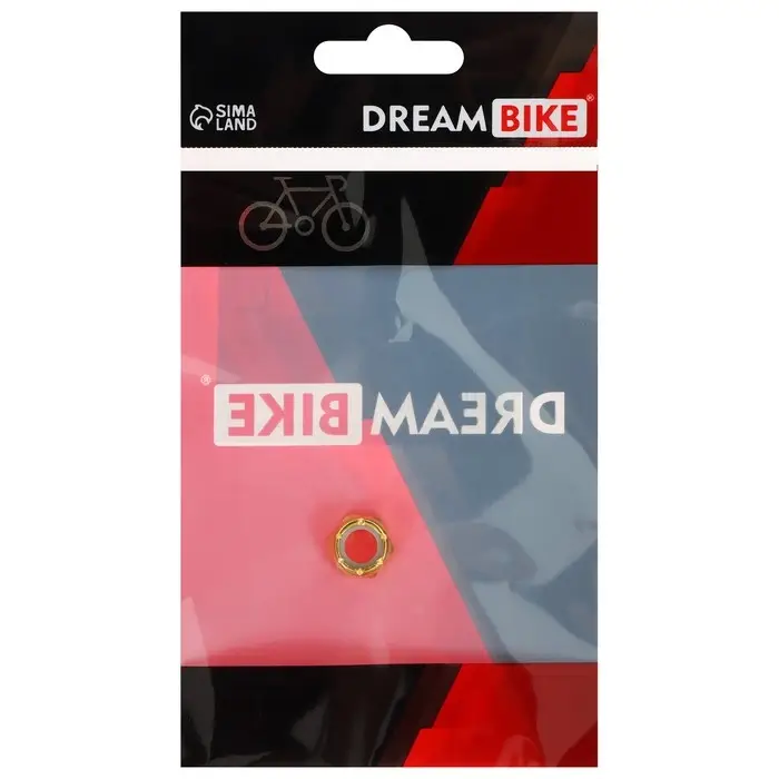 Гайка на ось скейтборда Dream Bike, M8, цвет золотой Гайка на ось скейтборда Dream Bike, M8, цвет золотой