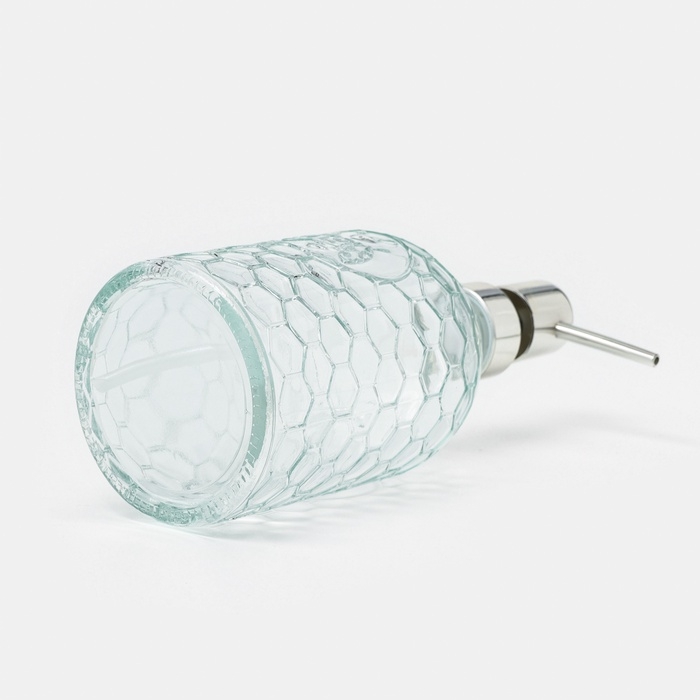 Дозатор для мыла SAVANNA «Оса», 500 мл, стеклянный, прозрачный Дозатор для мыла SAVANNA «Оса», 500 мл, стеклянный, прозрачный