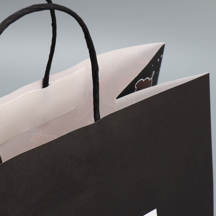 Пакет подарочный новогодний крафтовый «Подарочек тебе», 28 х 32 х 15 см Пакет подарочный новогодний крафтовый «Подарочек тебе», 28 х 32 х 15 см