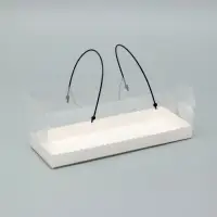 Коробка под рулет с ручками, белая 27.5&times;11&times;10 см