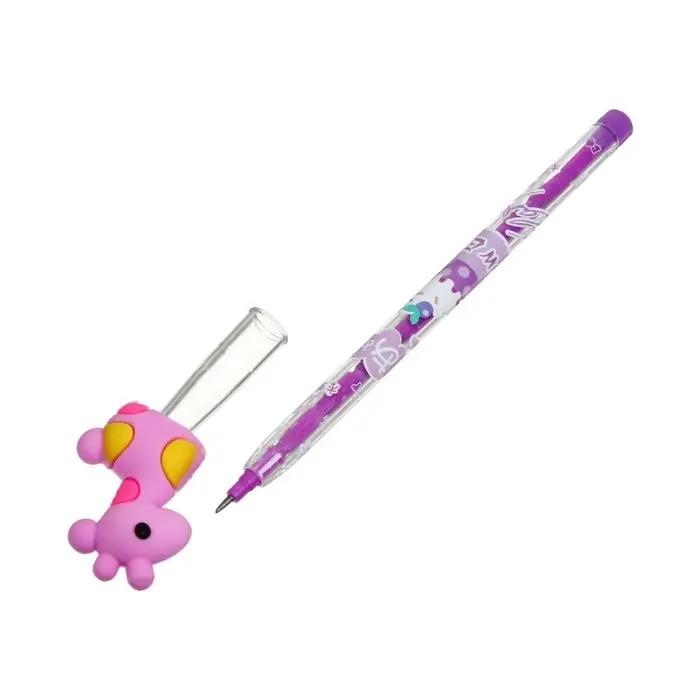 Карандаш-прикол секционный &laquo;Жираф&raquo;, НВ, сиреневая фигурка