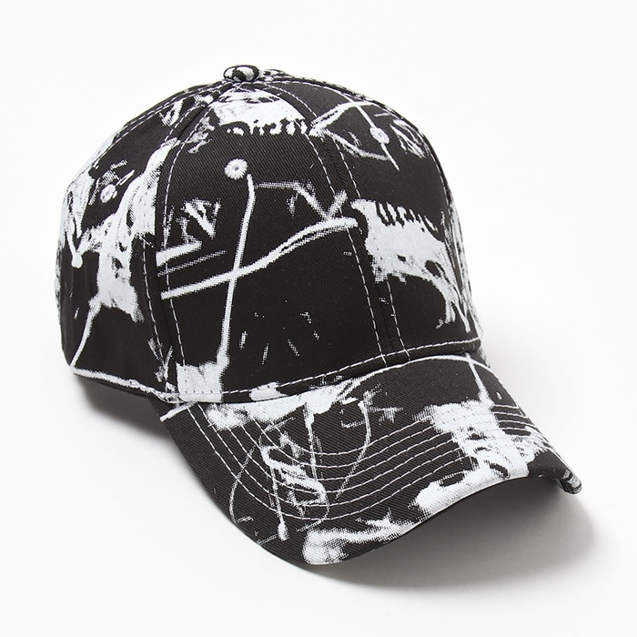 Кепка MINAKU, цвет чёрно-белый, размер 58