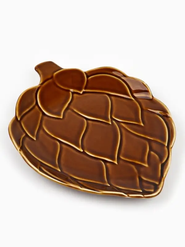 Тарелка плоская новогодняя &laquo;Зимний лес&raquo;, 20&times;17 см