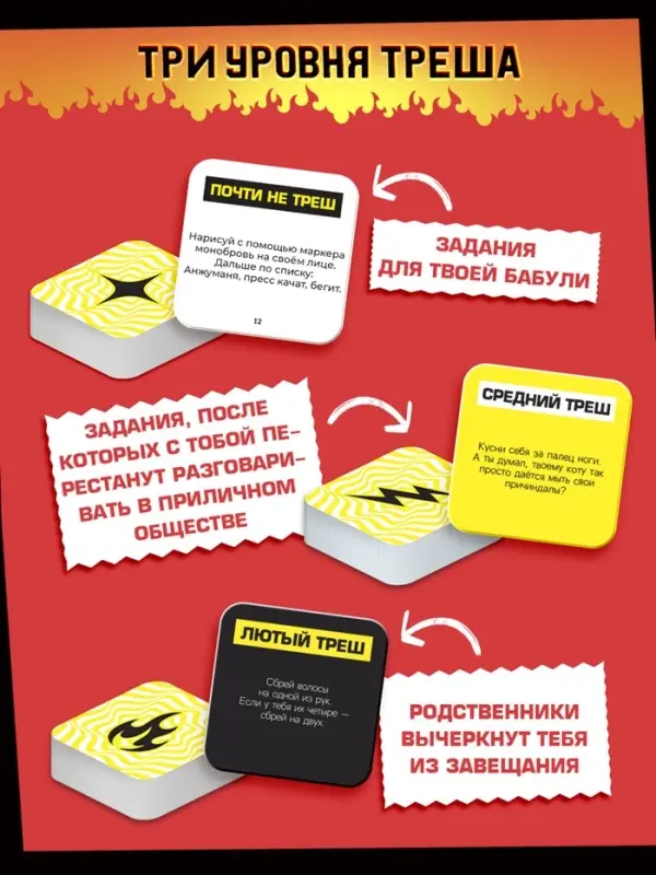 Настольная игра «Рулетка треша» Настольная игра «Рулетка треша»