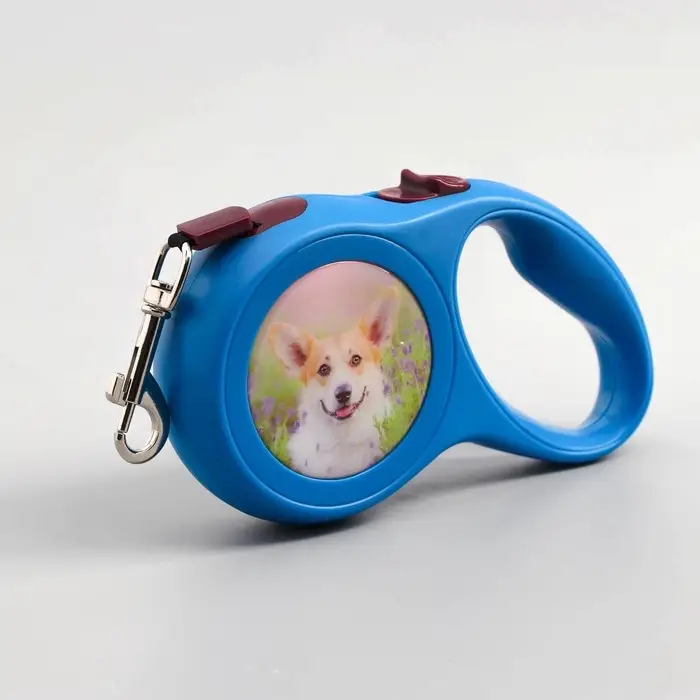 Рулетка &laquo;Милашка&raquo;, 5 м, до 15 кг, с принтом, синяя