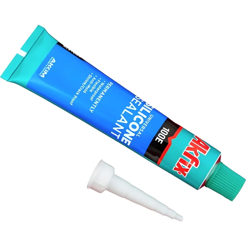 Герметик силиконовый универсальный Akfix 100E, позрачный, 50 мл. (SA111)