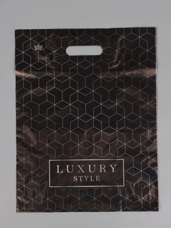 Пакет подарочный &laquo;Стиль лакшери&raquo; полиэтиленовый, с вырубной ручкой, 40&times;31 см 30 мкм