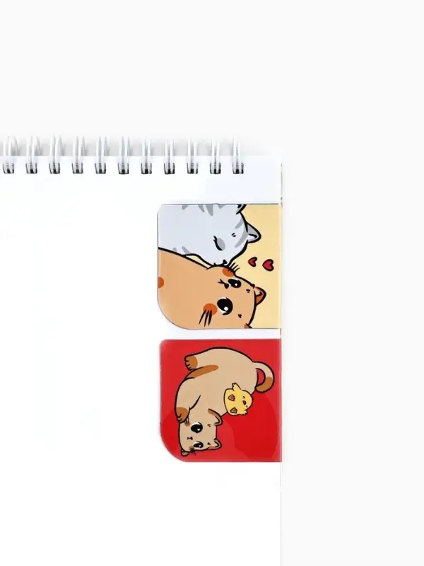 Магнитные закладки 2 шт., 4×4 см, на подложке «Слушай сердцем» Магнитные закладки 2 шт., 4×4 см, на подложке «Слушай сердцем»