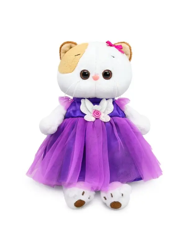 Мягкая игрушка &laquo;Кошечка Ли-Ли&raquo; в платье с бабочкой, 24 см