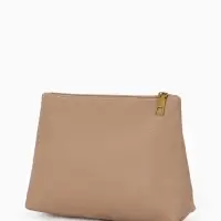 Сумка - мешок женская TEXTURA, на магните, с косметичкой, 34&times;12&times;27 см, бежевая