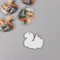 Декор для творчества акрил "Бельчонок в пижамке сладко спит на подушке" 2,9х3,4х0,3 см Декор для творчества акрил "Бельчонок в пижамке сладко спит на подушке" 2,9х3,4х0,3 см