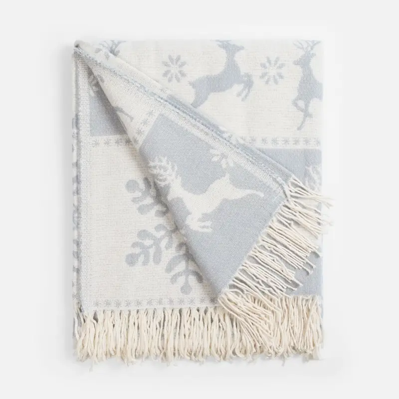 Плед «Скандинавия», серый