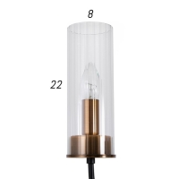 Люстра 1757/6 E14 40Вт черно-золотой 67х67х47 см BayerLux