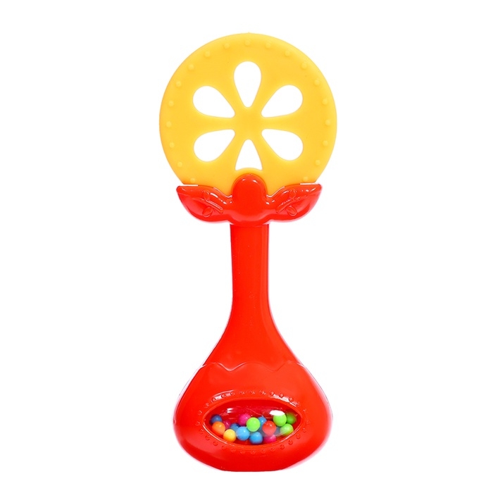 Набор погремушек с прорезывателем для зубов «Фруктики. Апельсин», 4 шт Набор погремушек с прорезывателем для зубов «Фруктики. Апельсин», 4 шт