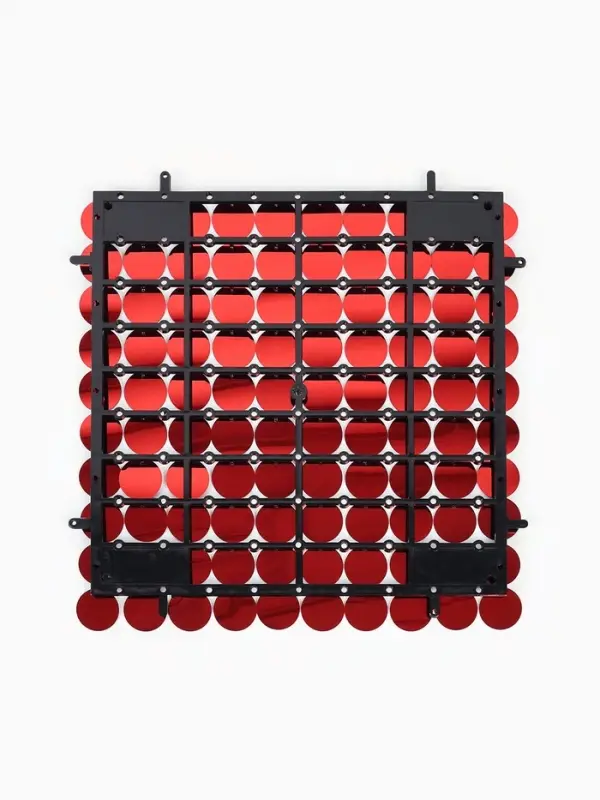 Панель с пайетками для фотозоны, круглые, 30&times;30 см, красная