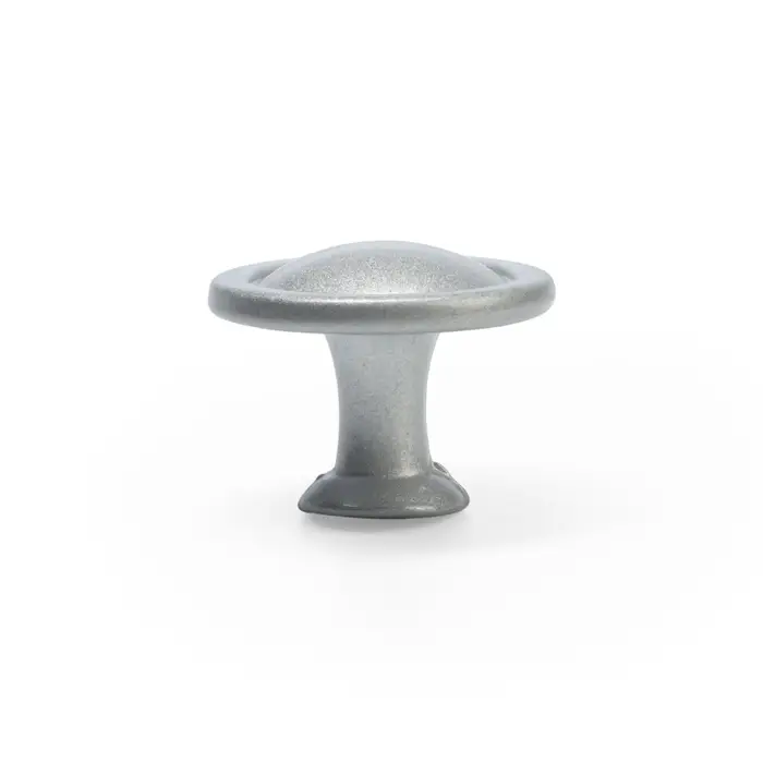 Ручка-кнопка ТУНДРА РК118SN, d=30 мм, матовый никель Ручка-кнопка ТУНДРА РК118SN, d=30 мм, матовый никель