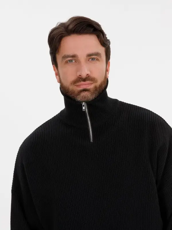 Джемпер Siluetti Birne, черный, размер S/M Джемпер Siluetti Birne, черный, размер S/M