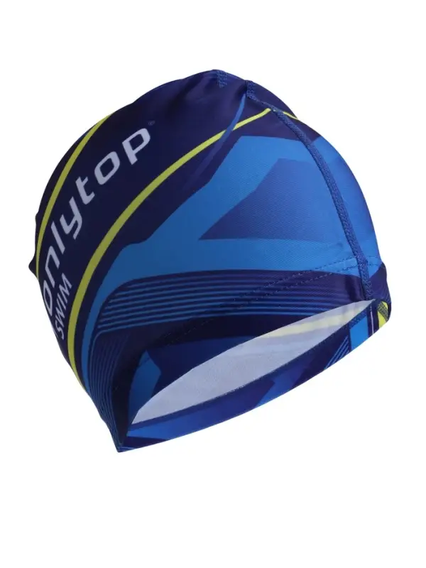 Шапочка для плавания взрослая ONLYTOP Swim, тканевая, обхват 54-60 см