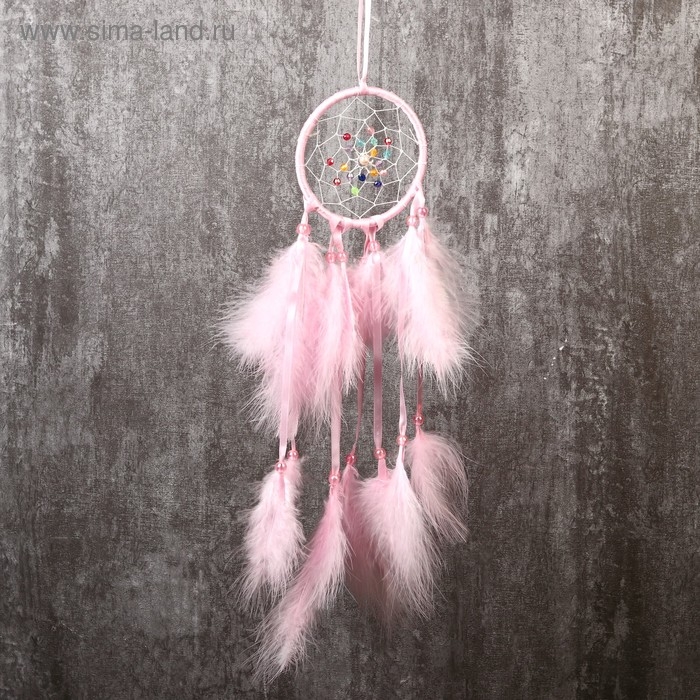 Ловец снов Ловец снов "Паутинка с жемчужинами" d=11 см МИКС 40 см