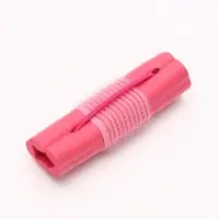 Бигуди на резинке, d=2.3 см, 6 шт., розовое