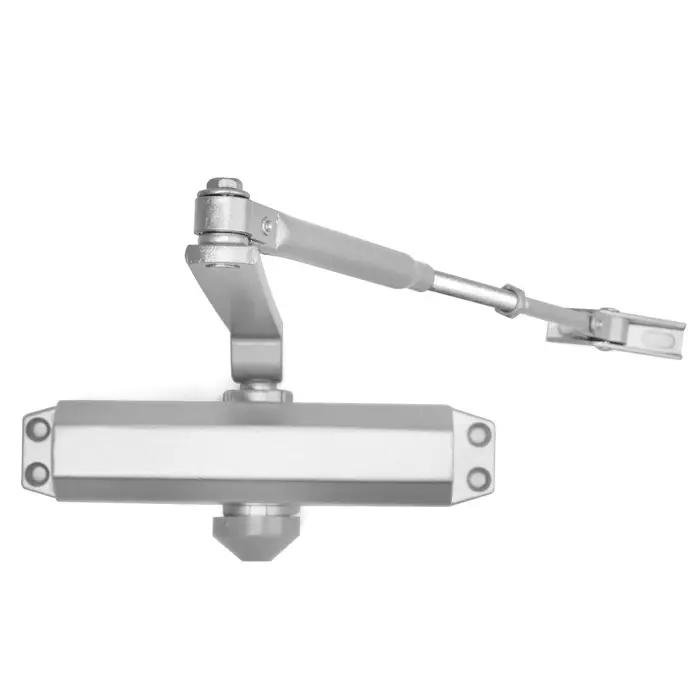 Доводчик дверей ТУНДРА G072 морозостойкий, до -50, до 85, цвет серебро