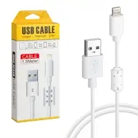 *Кабель USB на Lightning 1.5m для передачи данных ISA белый