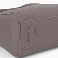 Сумка женская тоут TEXTURA на молнии, 25&times;7&times;21 см, однотонная, серая