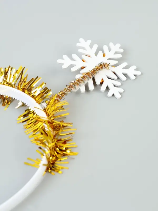 Карнавальный ободок "Снежинка"