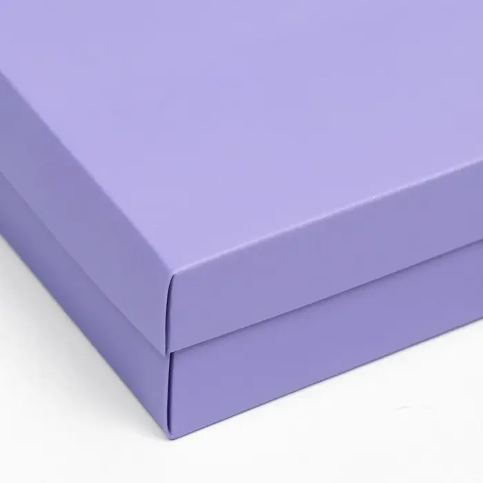 Коробка подарочная складная, упаковка, крышка - дно, сиреневая, 16.5×12.5×5.2 см Коробка подарочная складная, упаковка, крышка - дно, сиреневая, 16.5×12.5×5.2 см