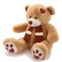Мягкая игрушка &laquo;Медведь Тони с шарфом&raquo;, цвет кофейный, 60 (120) см