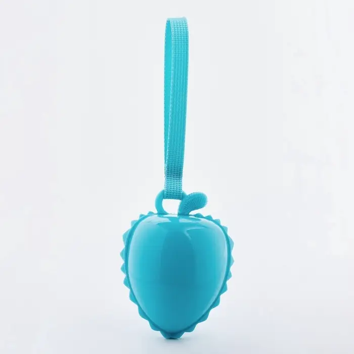 Массажная игрушка для собак &laquo;Клубничка&raquo;,10 см, пищащая, TPR, МИКС