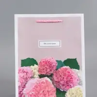 Пакет подарочный ламинированный &laquo;От всей души&raquo;, пыльная роза, 18&times;22.3&times;10 см