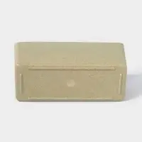 Кашпо для цветов WeatFiber, 620 мл, 17&times;7&times;7.5 см, пластиковое, бежевое