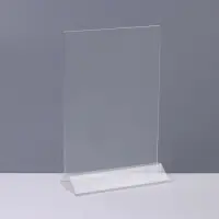 Тейбл тент А5, оргстекло 2 мм, 15&times;6.2&times;23 см