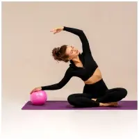 Мяч для йоги и пилатеса Sangh, d=25 см, 100 г, розовый