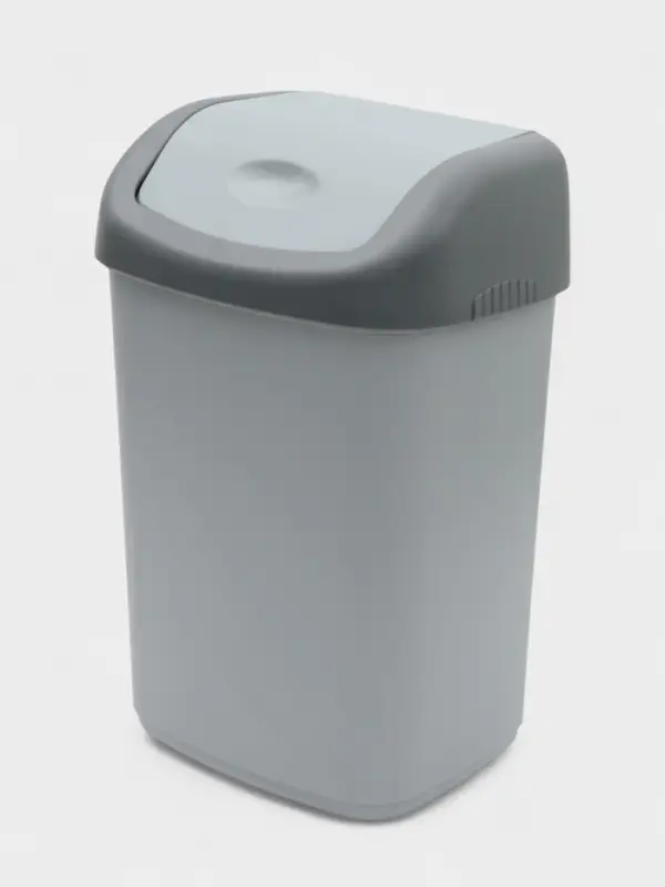 Контейнер для мусора, 14 л, с крышкой, МИКС