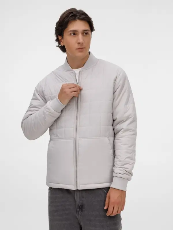 Куртка унисекс Warmbridge, светло-серая, размер XS