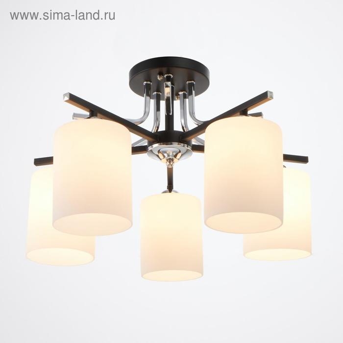 Люстра 6591193/5 E27 40Вт черный-хром 55х55х20 см BayerLux