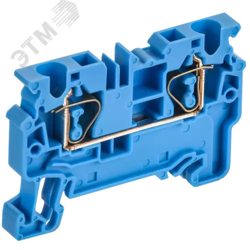ARMAFIX Клемма пружинная CX4 BU 4мм2 проходная синяя IEK