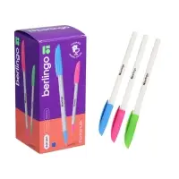 Ручка шариковая Berlingo. Perlamutik, синий стержень, узел 0.7 мм, МИКС