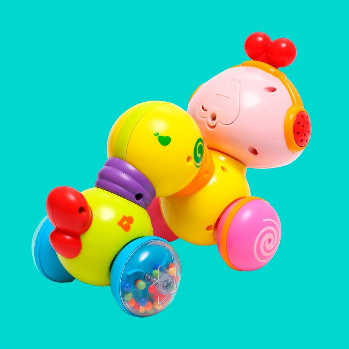 Игрушка музыкальная «Гусеница», световые и звуковые эффекты Игрушка музыкальная «Гусеница», световые и звуковые эффекты